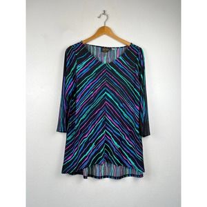 Bob Mackie Wearable Art Blouse size Small